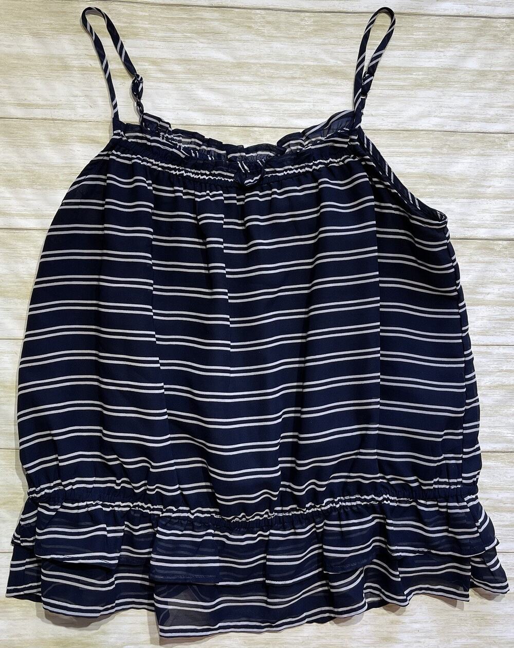 Banana Republic Women’s Navy Blue & White Striped Camisole Size XS